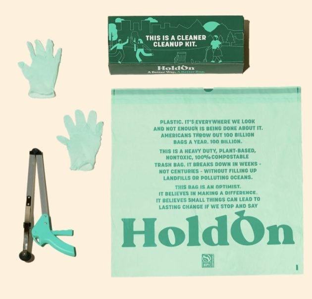 Free HoldOn Bags Clean Up Kit